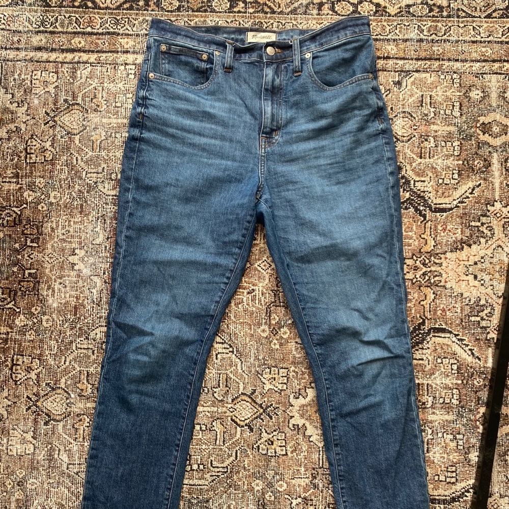 Madewell high rise slim boy jean